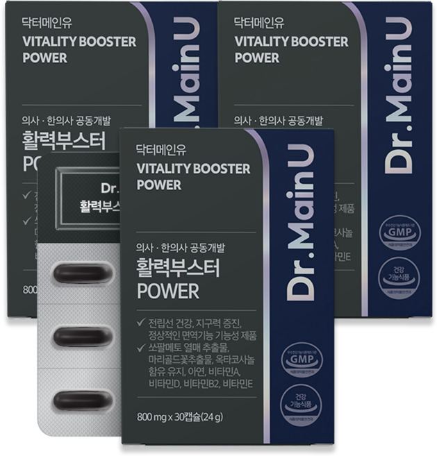 전립선 영양제 쏘팔메토 남성 활력부스터 POWER 옥타코사놀 루테인 함유 식약처 인증 건강기능식품, 3개, 30정