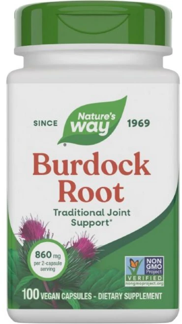 네이쳐스웨이 Nature's Way Burdock Root Traditional Joint Support* 100 Vegan Capsules Packaging May Var, 네이쳐스웨이 Nature's Way Burdock Ro, 1개 - 쿠팡
