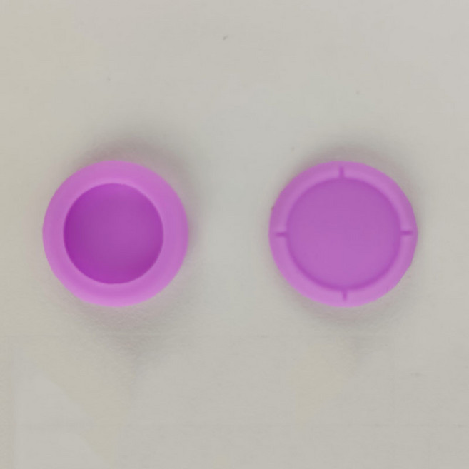 스위치 NS/OLED/Lite/Joy-Con 용 1/2pcs 실리콘 조이스틱 캡 보호 커버 미끄럼 방지 3D 아날로그 그립 교체, 01 Purple