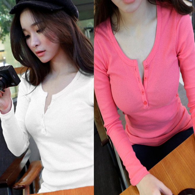 에쉬울프 여성 티셔츠 슬림핏 1+1 긴팔 데일리 여자 기본 티