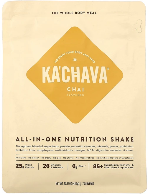 KaChava 올인원 영양 셰이크 차이 434g(15.31oz) KaChava (카차바), KaChava, 올인원 영양 셰이크, 차이, 434g(, 434g, 1개 - 쿠팡