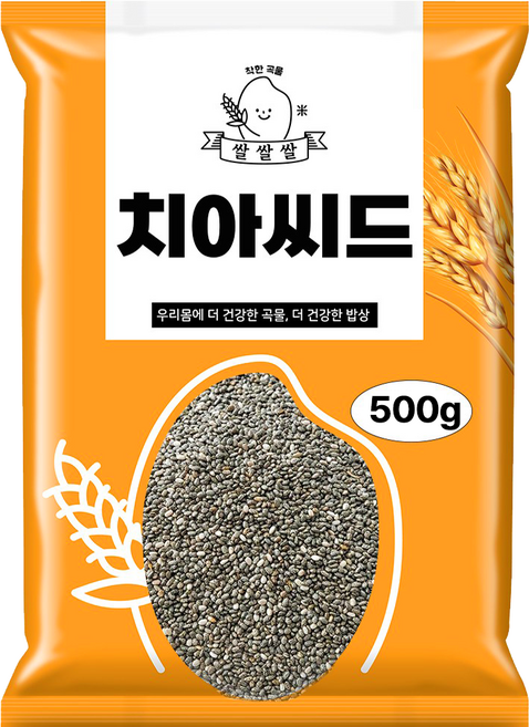[쌀쌀쌀] 치아씨드, 1개, 500g