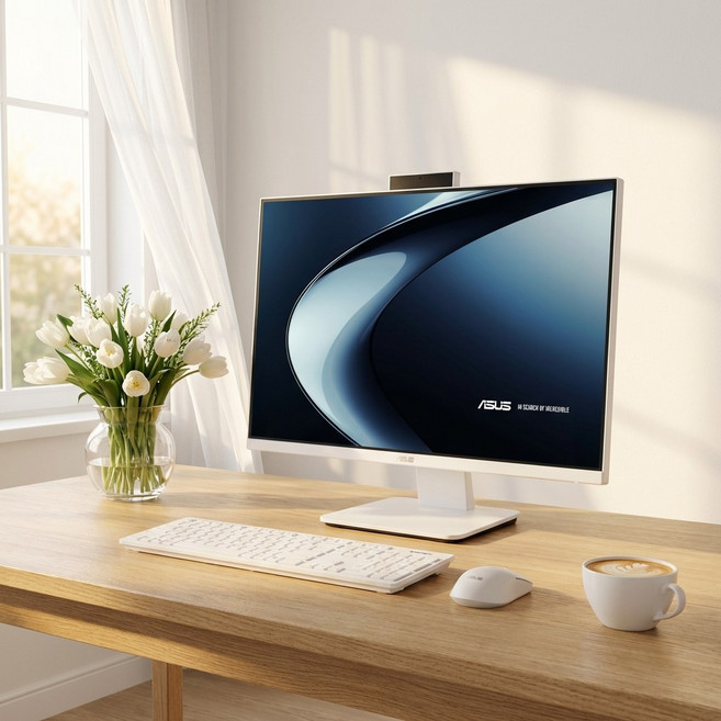 에이수스 2025 V400 AiO 코어i5, 화이트, V440VAK-WPC180W, 512GB, 16GB, WIN11 Home