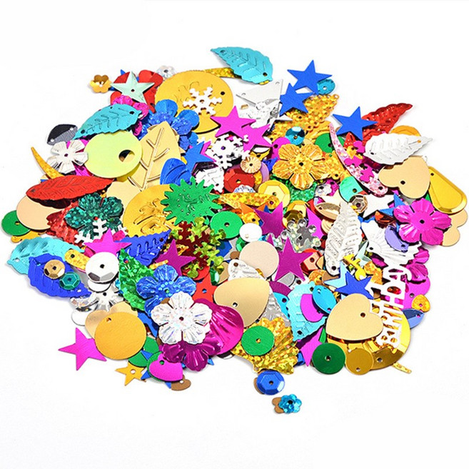 국내제조 혼합 스팡클 대용량 공예, 1봉