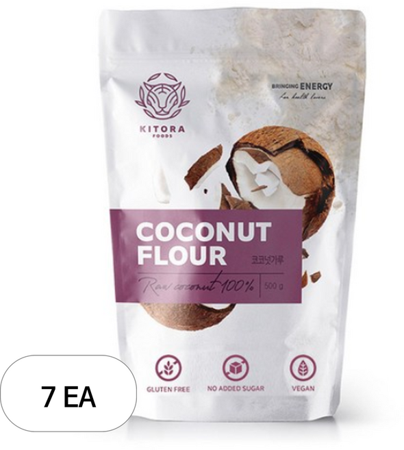 키토라푸드 글루텐프리 코코넛가루, 500g, 7개