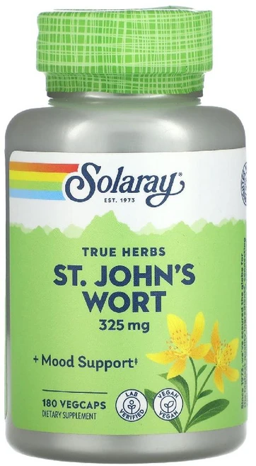 솔라레이 세인트존스워트 St Johns Wort 325mg 베지캡슐 180정 - 쿠팡