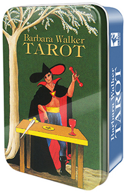 정품 바바라워커 틴케이스 타로카드 초보용 주머니제공, 1개