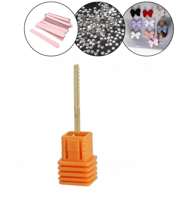 뷰젤 골드 금속 케어비트 F Round 3/32 표면정리용 +파츠30알, 1개 - 쿠팡