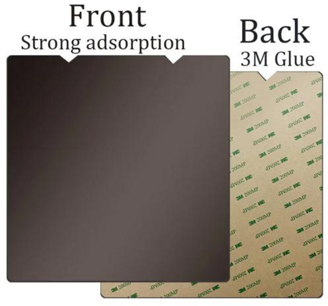 CREALITY K1 Max H1H PEO PEY PEI 빌드 플레이트 Ender-5 S1/ Ender-3 3 S1 Pro우수접착 시트 235x235 310x315, [03] Only Magnetic Base