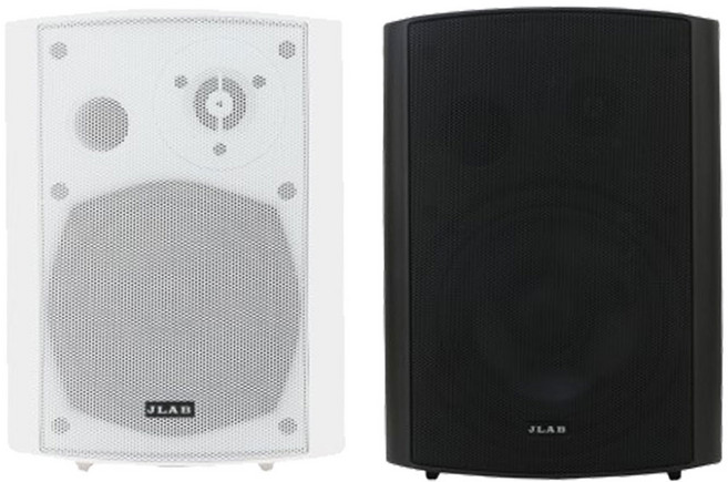 JLAB JLB-240 240W 6인치 고출력 매장용 스피커 카페 업소용 벽걸이 패시브 스피커 브라켓포함, 블랙, 블랙