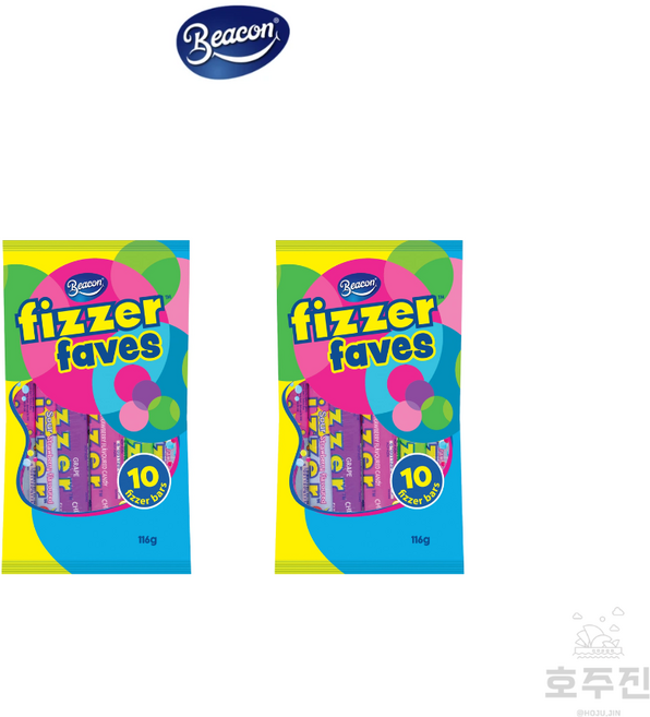 [피져] 호주 Fizzer 추억의 불량식품 10개입, 2개, 116g