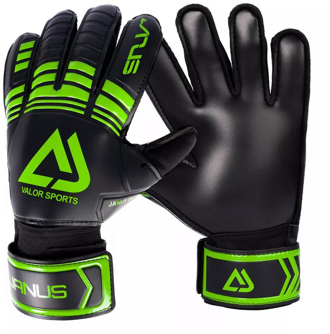 메이크마인 손가락 보호 꺽임방지 골키퍼 골 장갑, 1개, 다크하이라이트그린