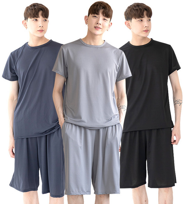 코튼원 남성 매쉬 여름 반팔 홈웨어 이지웨어 세트 5종택1