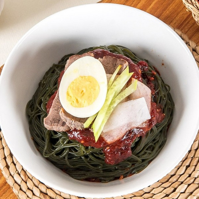 강원도 곰취 비빔냉면 400gx5팩 10인분(육수3팩+양념장 500g), 1개