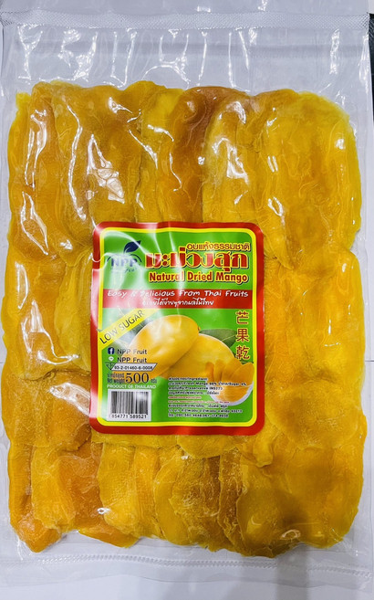 NPP Fruit 泰國乾燥芒果乾 500g 低糖, 1個, 500