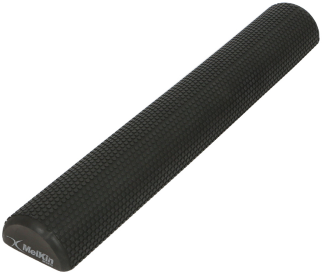 멜킨스포츠 EVA폼롤러 반달형, 딥블랙