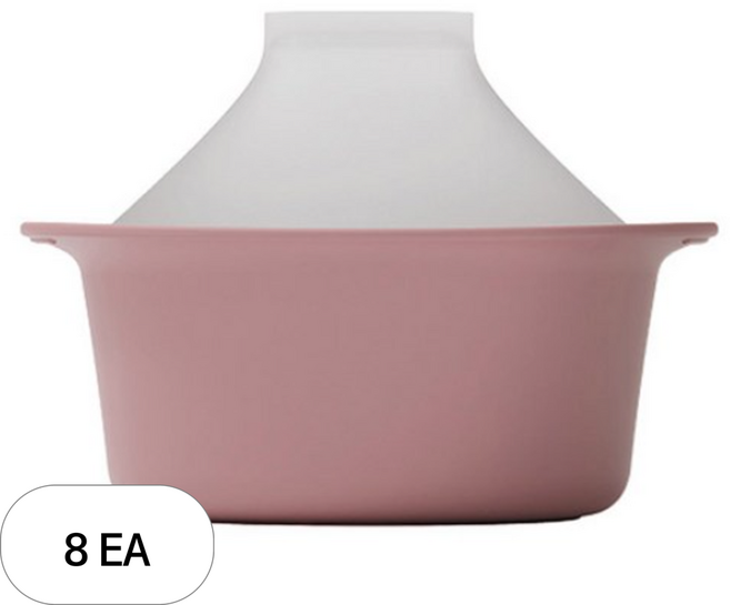 모윰 실리콘 이유식 타진 찜기 Large, 단품, 8개, 바이올렛