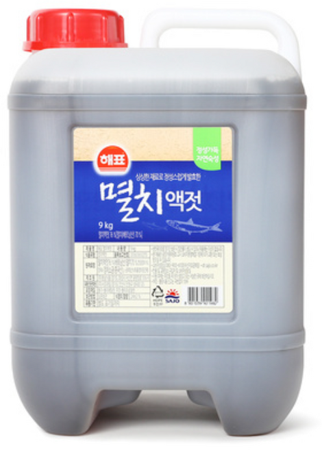사조해표 멸치 액젓, 5개, 9kg