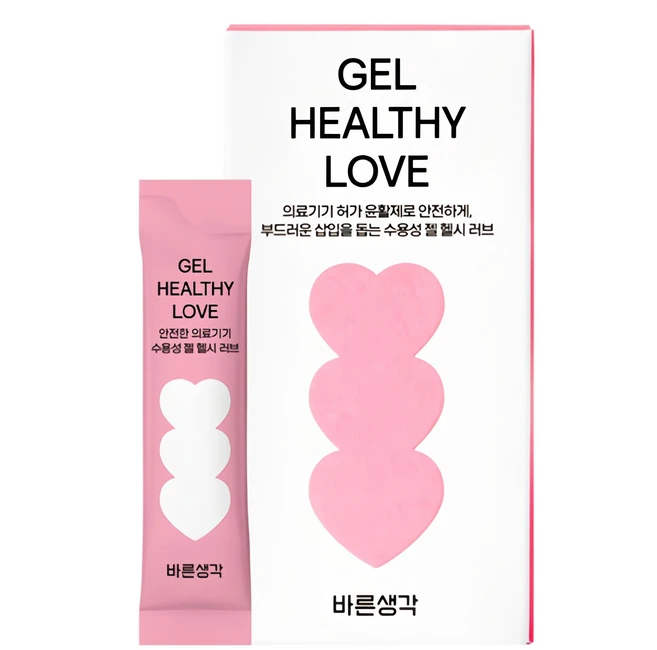 바른생각 휴대용 파우치 타입 헬시 러브젤 12p, 36g, 1개 - 쿠팡