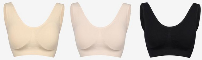 세컨스킨 심리스 베이직 탱크브라 3종
