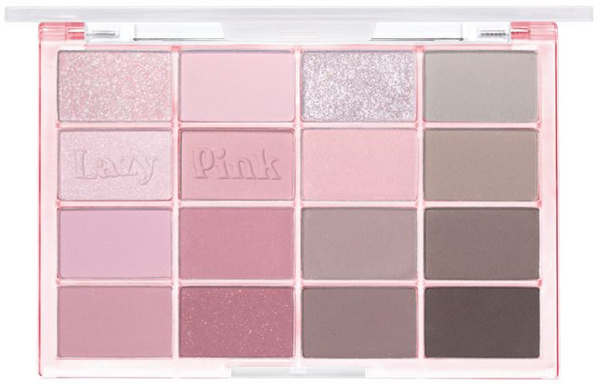 웨이크메이크 소프트 블러링 아이 팔레트, 10호 레이지 핑크 블러링, 1개