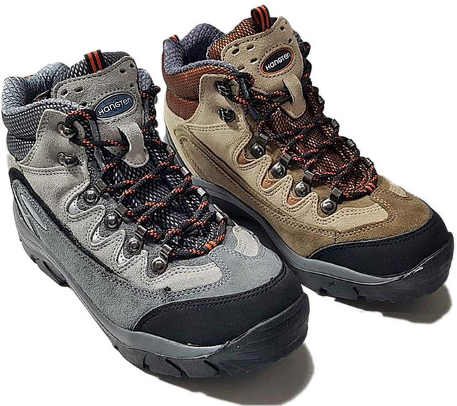 행텐/천연가죽 남성등산화 국내제조 고쿠션 심플색상