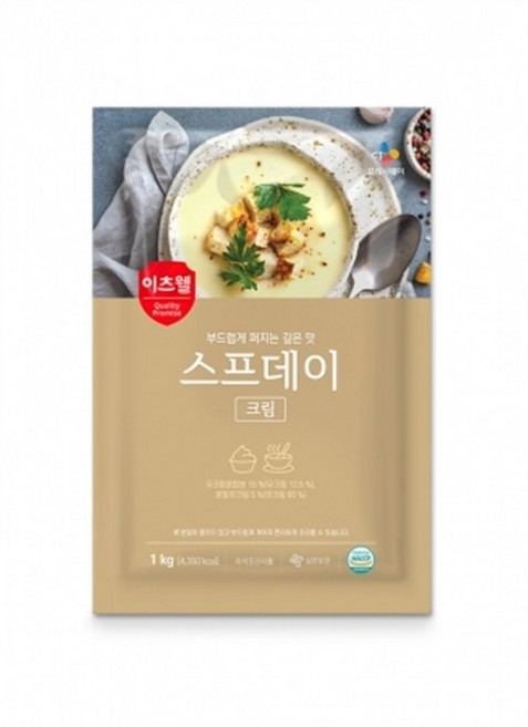 이츠웰 크림스프 데이, 1kg, 2개