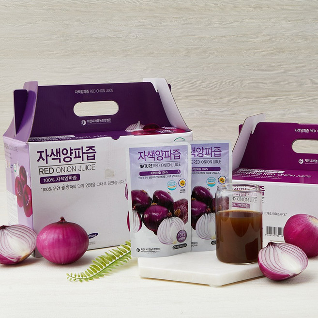 100% 무안 황토 자색 양파즙, 60개