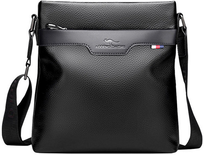 리치모리 남성 소가죽 프렌치 크로스백