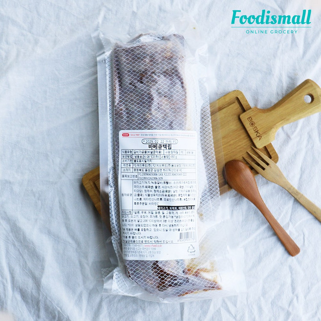 에쓰푸드 바베큐 백립 폭립 450g, 1개