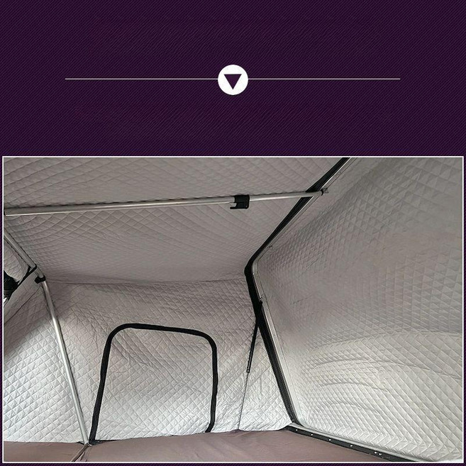 자이클랩 루프탑텐트 아이캠퍼 SUV 스카이캠프 차박, 기본 사용 인원, 1.9m 전체 직물 가로대 포함