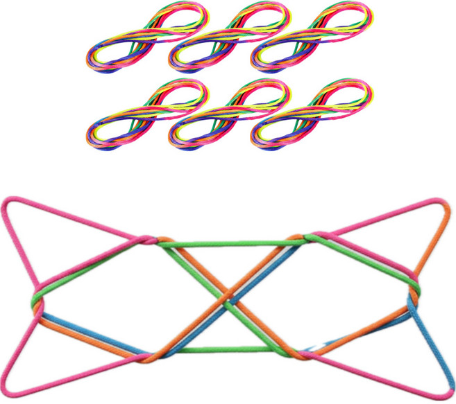 원더블 무지개 실뜨기 전통 실놀이, 6개