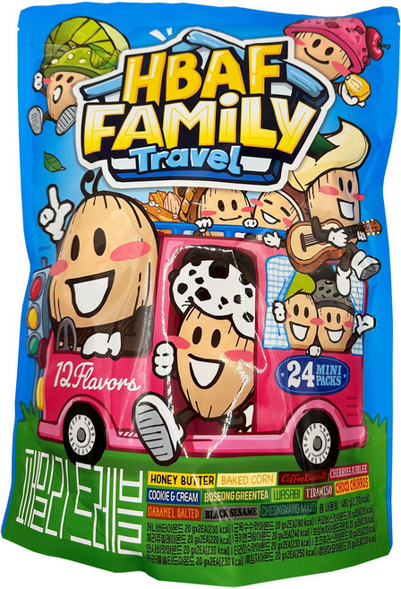 HBAF 바프 패밀리 트레블 12가지맛 24팩, 1개, 480g