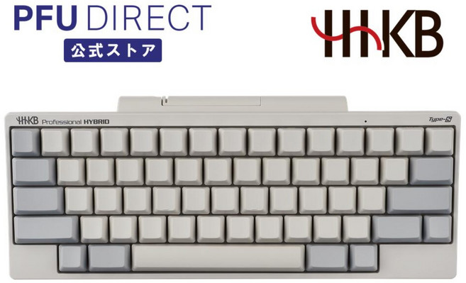 PFU HHKB 해피해킹 프로페셔널 하이브리드 키보드 Type-S 영어배열 무각인 화이트PD-KB800WNS 무선 유선, 화이트, PD-KB800WNS, 텐키리스, 무접점