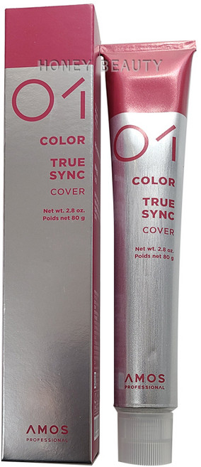 아모스프로페셔널 트루싱크 80g (산화제미포함) 3.0 짙은 흑갈색, 6.03 진한 황빛 어두운 갈색, 1개