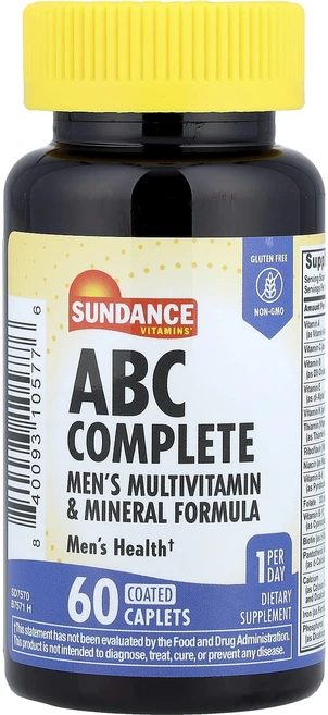 몸관리하세요 겨울입니다 Sundance Vitamins BC Complete 남성용 종합비타민 및 미네랄 포뮬라 코팅 정제 60정 특별관리진행, SundanceVitaminsBCComplete남성용종, 1개 - 쿠팡