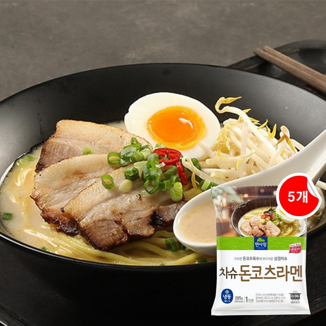 [면사랑] 차슈돈코츠라멘 285g 5개