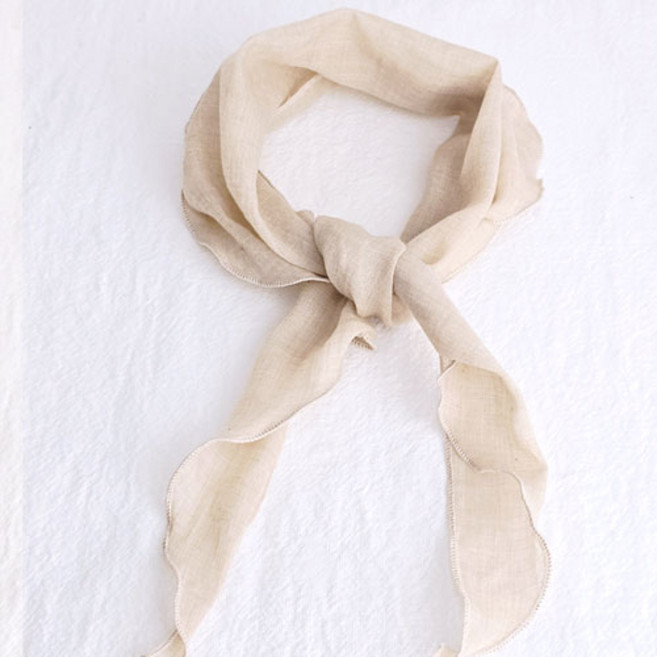 무지 면 삼각 스카프 + 링 세트 국내 면 미니 삼각 스카프 썸머 쁘띠 스카프