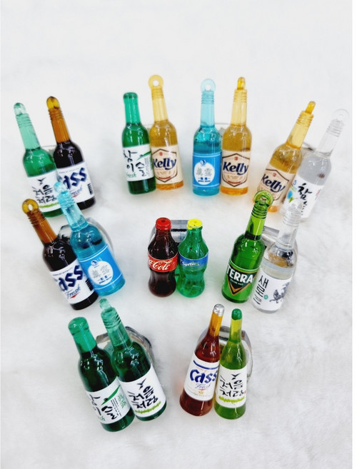 불빛 신발 꾸미기 악세사리 술병 5개 LED