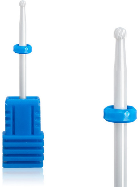 다이아몬드 세라믹 카바이드 네일 드릴 비트 회전 버 밀링 커터 매니큐어 페디큐어 도구 전기 기계용, [22] TC-DJ, 1개