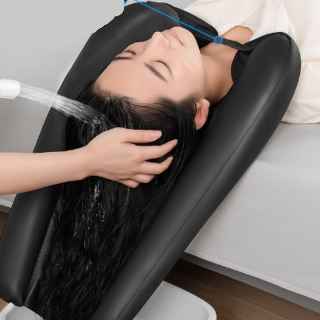 배리앤굿 누워서 머리감기 세발기 샴푸베드 환자 노인 간병용품 세발대야, 1개, 상세설명참조