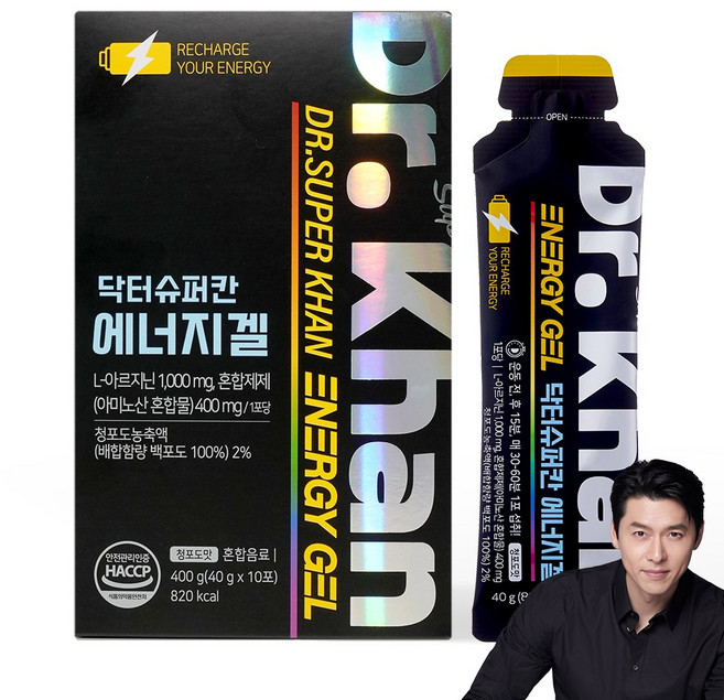 닥터슈퍼칸 에너지겔 에너지젤, 1박스, 10회분