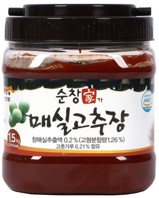 순창가 매실 고추장, 1.5kg, 1개