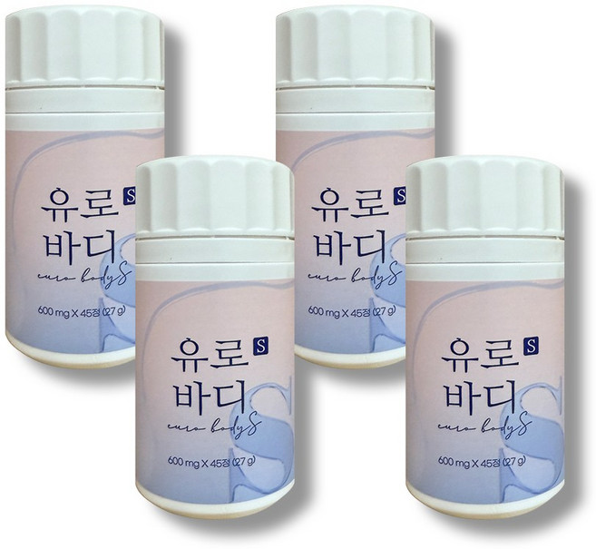 유로바디S 정 베르가못 아티초크추출분말 45정, 4개