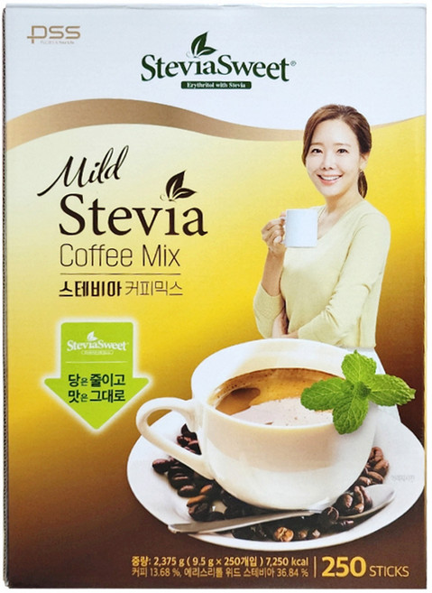 마일드 스테비아 커피믹스, 9.5g, 250개입, 1박스