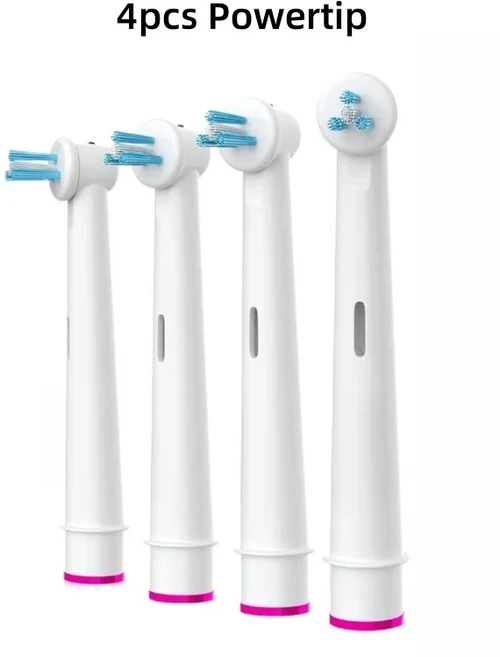 구강 B 전문 ORTHO ORTHODONTIC 전동 칫솔 헤드 용 4 8 6 PCS 치간 청소 교체 브러시, 4pcs Powertip