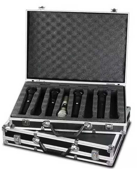 무선마이크 케이스 8구 보관 수납 가방 알루미늄 충격 방지 박스 전용케이스, 1. 휴대용  8개, 1개