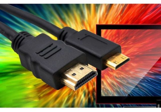 HDMI 케이블 - Mini 3m V1.4 지원 c타입 젠더 스마트폰미러링 1 to 2. dp hd dew+22731Py