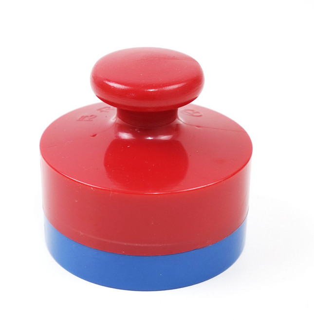 (오렌지미싱) 컬러문진 손잡이 문진 누름쇠 자석, 1개