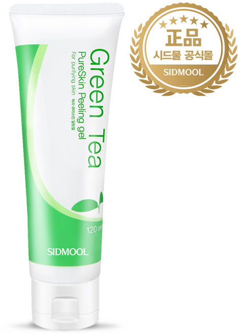 시드물 녹차 퓨어스킨 필링 젤, 120ml, 1개